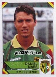 Sticker Daniel Maes - Football Belgium 1994-1995 - Panini