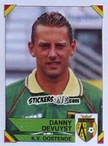 Sticker Danny Devuyst - Football Belgium 1994-1995 - Panini