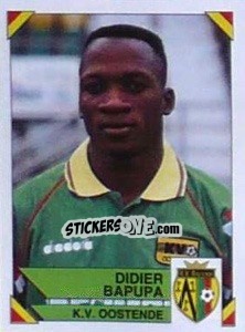 Sticker Didier Bapupa - Football Belgium 1994-1995 n. 281 - Panini