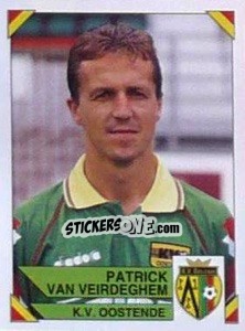 Sticker Patrick Van Veirdeghem - Football Belgium 1994-1995 n. 282 - Panini
