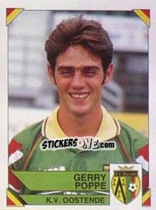Sticker Gerry Poppe - Football Belgium 1994-1995 - Panini