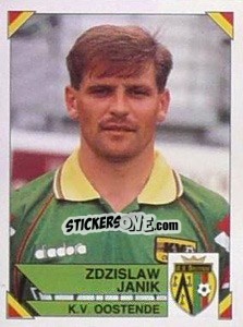 Sticker Zdzislaw Janik - Football Belgium 1994-1995 - Panini