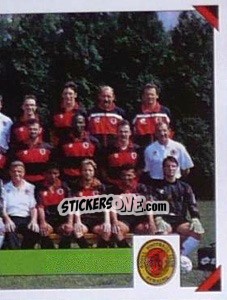 Sticker Elftal / Equipe - Football Belgium 1994-1995 - Panini