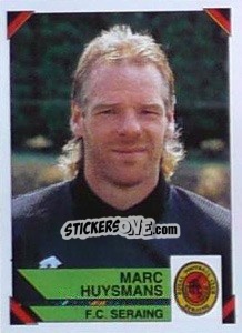 Figurina Marc Huysmans - Football Belgium 1994-1995 - Panini