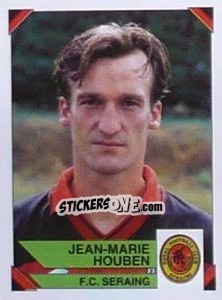 Figurina Jean-Marie Houben - Football Belgium 1994-1995 - Panini