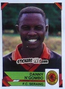 Sticker Danny N'Gombo - Football Belgium 1994-1995 - Panini