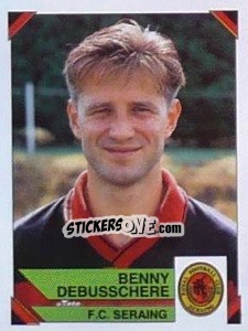 Figurina Benny Debusschere - Football Belgium 1994-1995 - Panini