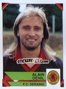 Figurina Alain Denil - Football Belgium 1994-1995 - Panini