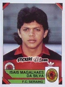 Sticker Isais Magalhaes Da Silva - Football Belgium 1994-1995 - Panini