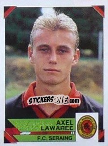Sticker Axel Lawaree - Football Belgium 1994-1995 - Panini