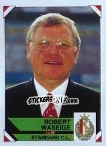 Sticker Robert Waseige - Football Belgium 1994-1995 n. 314 - Panini
