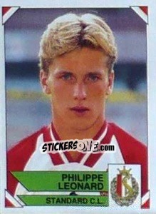 Sticker Philippe Leonard - Football Belgium 1994-1995 - Panini