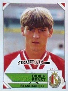 Sticker Didier Ernst - Football Belgium 1994-1995 - Panini