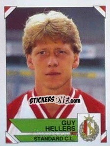 Figurina Guy Hellers - Football Belgium 1994-1995 - Panini