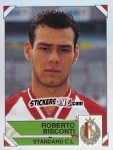 Sticker Roberto Bisconti - Football Belgium 1994-1995 - Panini