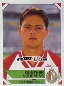 Cromo Gunther Schepens - Football Belgium 1994-1995 - Panini