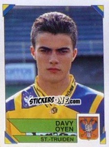 Sticker Davy Oyen - Football Belgium 1994-1995 - Panini