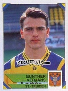 Figurina Gunther Verjans - Football Belgium 1994-1995 - Panini