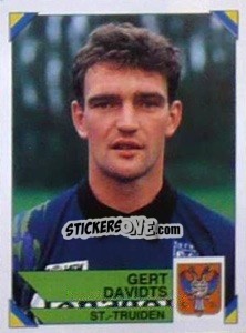 Sticker Gert Davidts - Football Belgium 1994-1995 - Panini