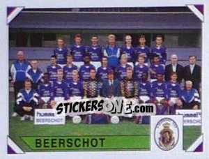 Figurina Beerschoot (Elftal-Equipe) - Football Belgium 1994-1995 n. 349 - Panini