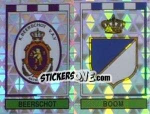 Sticker Beerschoot - Boom  (Embleem-Armoiries) - Football Belgium 1994-1995 - Panini