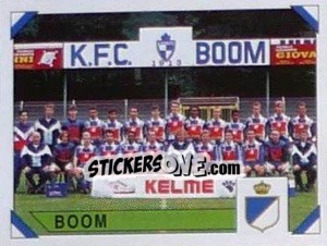 Cromo Boom (Elftal-Equipe) - Football Belgium 1994-1995 - Panini
