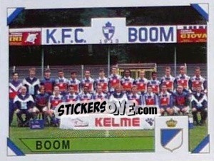 Figurina Boom (Elftal-Equipe) - Football Belgium 1994-1995 n. 351 - Panini