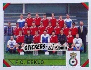 Sticker F.C. Eeklo (Elftal-Equipe) - Football Belgium 1994-1995 n. 355 - Panini
