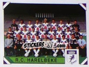 Sticker R.C. Harelbeke (Elftal-Equipe) - Football Belgium 1994-1995 n. 363 - Panini