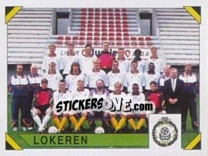 Sticker Lokeren (Elftal-Equipe) - Football Belgium 1994-1995 n. 367 - Panini