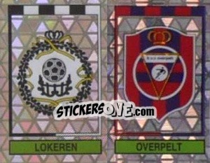 Sticker Lokeren - Overpelt  (Embleem-Armoiries) - Football Belgium 1994-1995 n. 368 - Panini