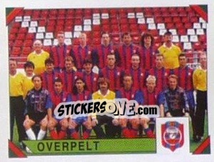 Figurina Overpelt (Elftal-Equipe) - Football Belgium 1994-1995 - Panini