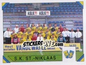 Sticker S.K. St.-Niklaas (Elftal-Equipe) - Football Belgium 1994-1995 n. 370 - Panini