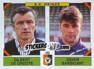 Cromo Gilbert De Groote / Didier Barbigant