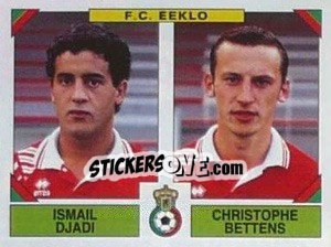 Cromo Ismail Djadi / Christophe Bettens - Football Belgium 1994-1995 n. 405 - Panini