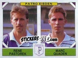 Figurina Rene Pastorek / Marc Quaden - Football Belgium 1994-1995 n. 411 - Panini