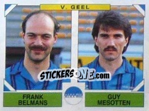Figurina Frank Belmans / Guy Mesotten - Football Belgium 1994-1995 n. 422 - Panini