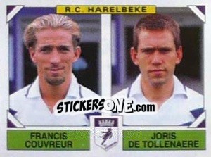Figurina Francis Couvreur / Joris De Tollenaere - Football Belgium 1994-1995 n. 435 - Panini
