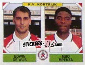 Sticker Edwin De Wijs / Mbo Mpenza