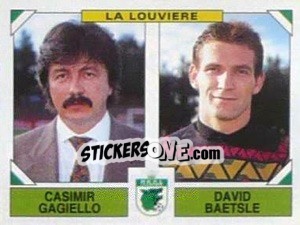 Cromo Casimir Gagiello / David Baetsle - Football Belgium 1994-1995 n. 442 - Panini