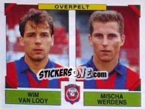 Sticker Patrick Jacobs / Olivier Cauz - Football Belgium 1994-1995 n. 458 - Panini