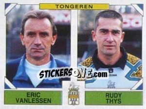 Figurina Eric Vanlessen / Rudy Thys - Football Belgium 1994-1995 - Panini