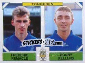 Cromo Frederic Remacle / Ronny Kellens - Football Belgium 1994-1995 - Panini