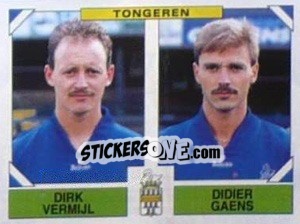 Figurina Dirk Vermijl / Didier Gaens - Football Belgium 1994-1995 n. 470 - Panini