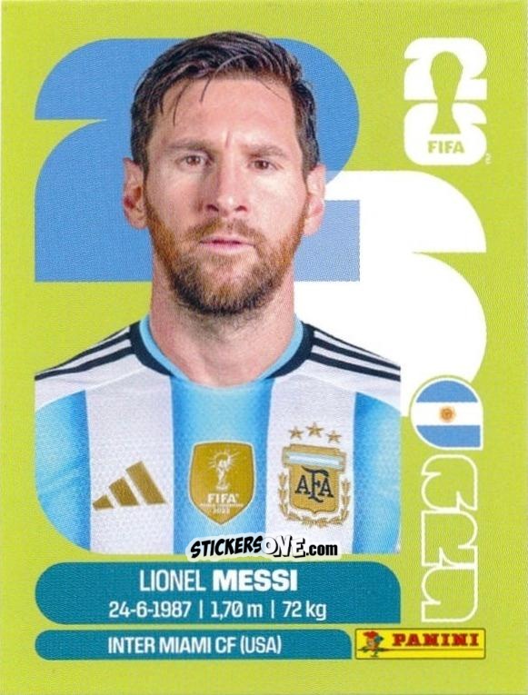 Sticker Lionel Messi - FIFA World Cup 2026. United Edition
 n. ARG17 - Panini