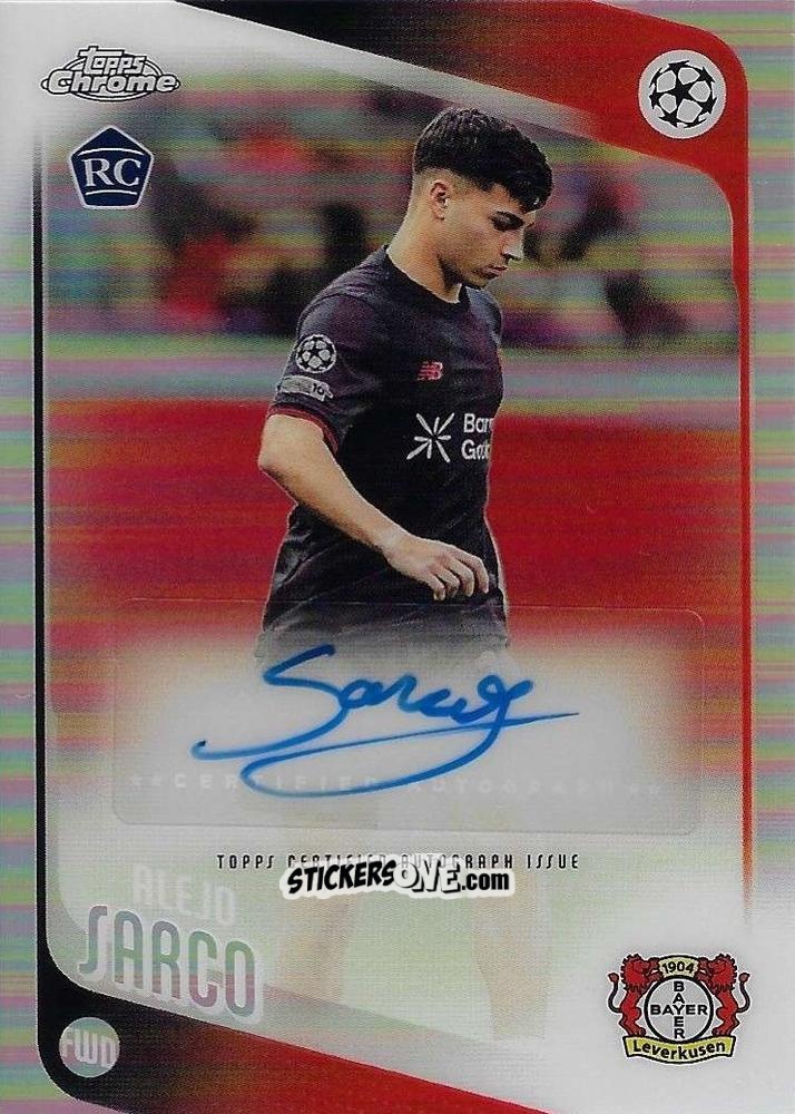 Figurina Alejo Sarco - Chrome UEFA Club Competitions 2025-2026
 n. CA-AS - Topps