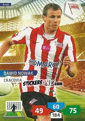 Sticker Dawid Nowak - T-Mobile Ekstraklasa 2013-2014. Adrenalyn XL n. 9 - Panini