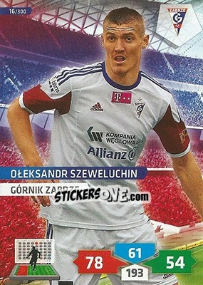 Sticker Oleksandr Szeweluchin - T-Mobile Ekstraklasa 2013-2014. Adrenalyn XL n. 16 - Panini