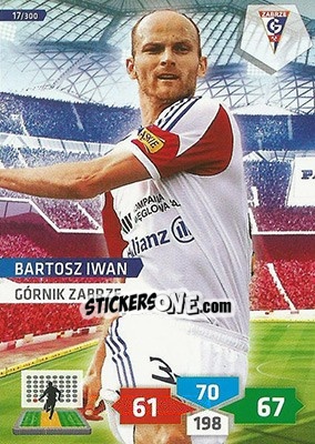 Figurina Bartosz Iwan - T-Mobile Ekstraklasa 2013-2014. Adrenalyn XL - Panini