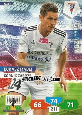 Sticker Lukasz Madej - T-Mobile Ekstraklasa 2013-2014. Adrenalyn XL n. 23 - Panini